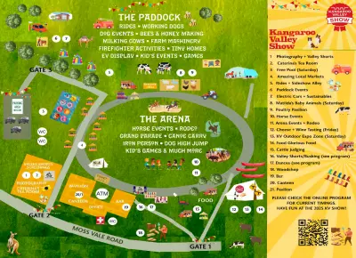 Kangaroo Valley Show Map 2025